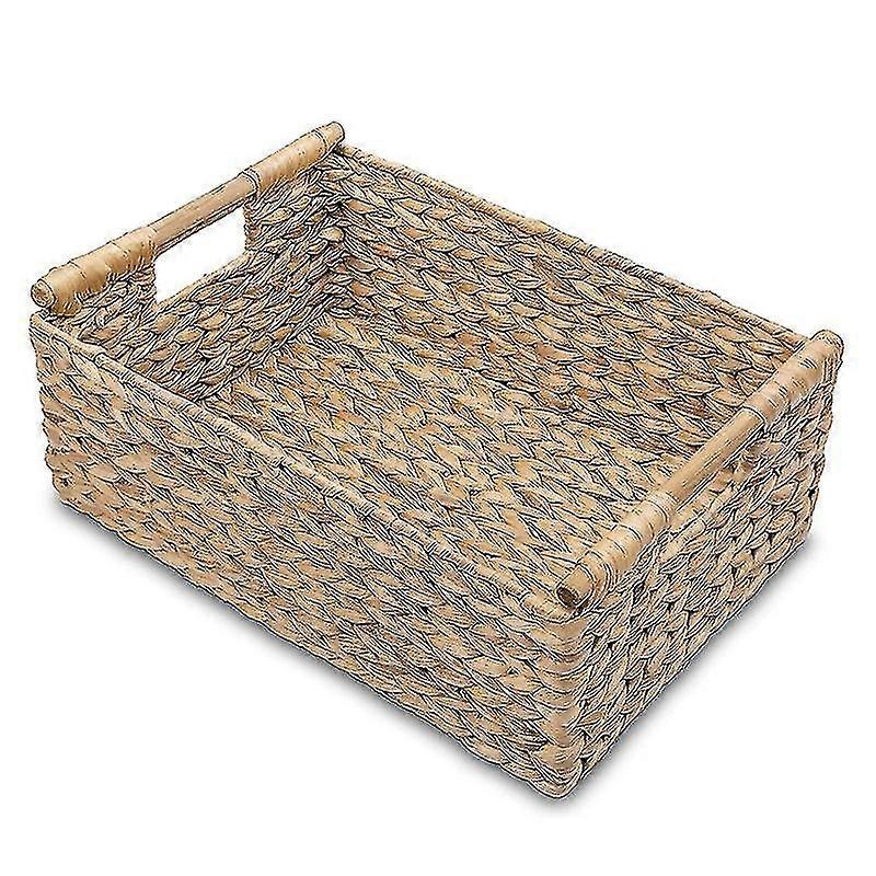 Wicker Basket Rectangular With S For Shelves, Basket Stora, Bas
