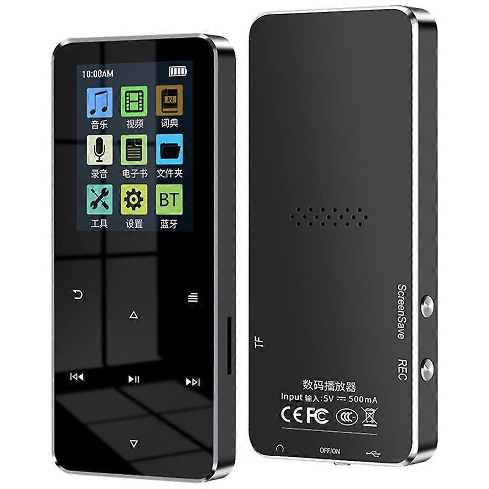 80GB TF Card Touch Screen MP3 Sound Recorder Music Video MP4 Player with Dictionary+Bluetooth