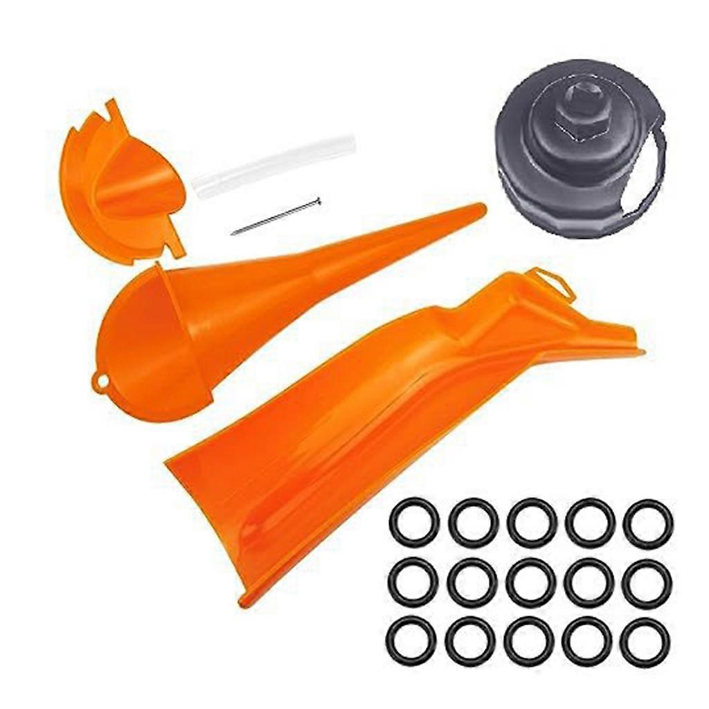  Orange Drip Frees Oil Filter Crankcase Primary Case Funnel Filter