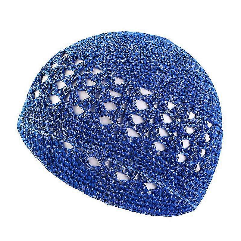 Semplice Colore Handmade Crochet Cap Per Le Donne Uomo Inverno Tenere Caldo Cappelli A Maglia