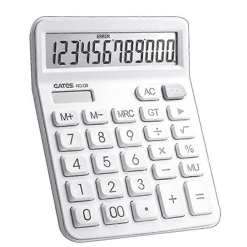 Business Calculator 12 Digit Display Screen Supply Calculator Student Office Desktop Calculator-b