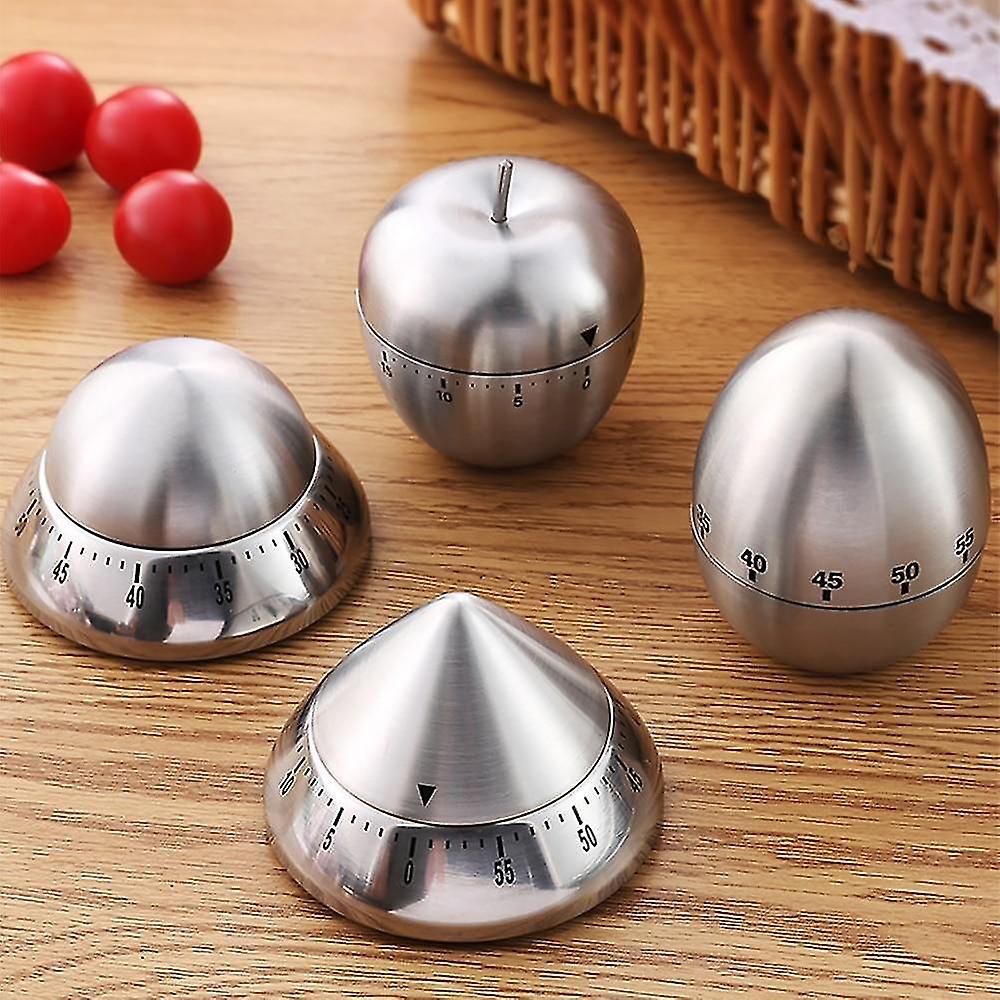 Cooking Timers Kitchen Timer Stainless Steel Cooking Timer Mechanical Alarm Clock Baking Cooking Tools Countdown Timer