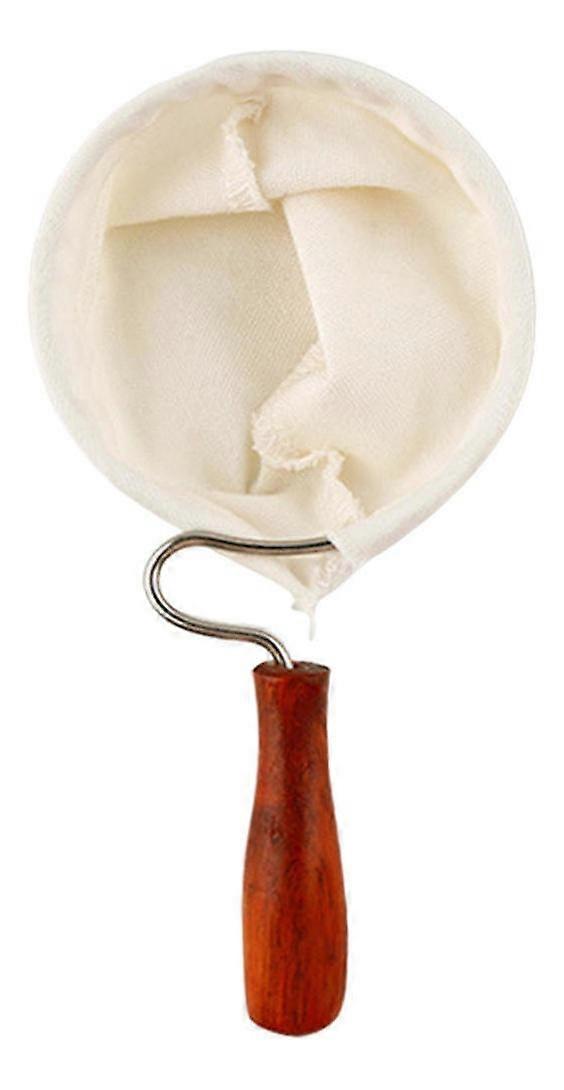 Gießen Sie über Kaffeefilter Kaffeefilter, handgebrühte Kaffeefiltertasche Flanellfilterkaffeefiltertasche (Farbe: Braun, Weiß) (1 Stück)