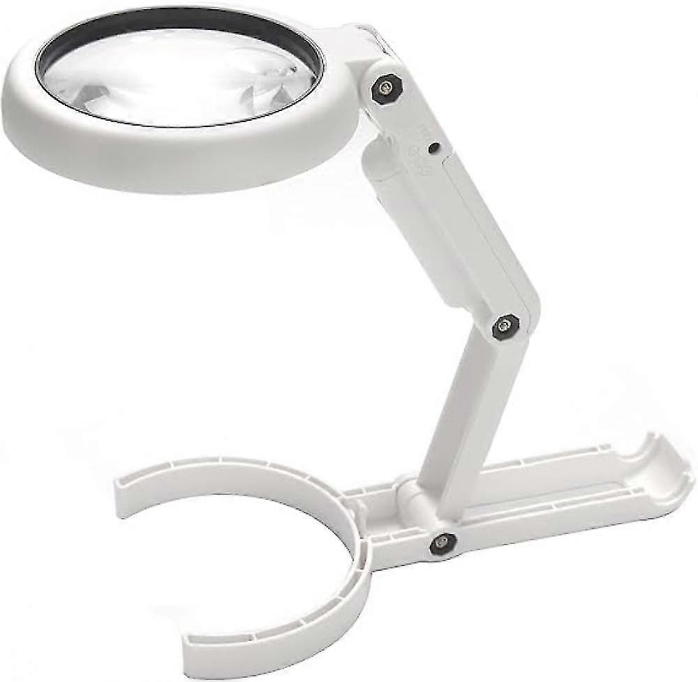 Mike Optical Magnifying Glass With Light And Stand - 2 In 1 Lightweight Magnifier 5x/11x