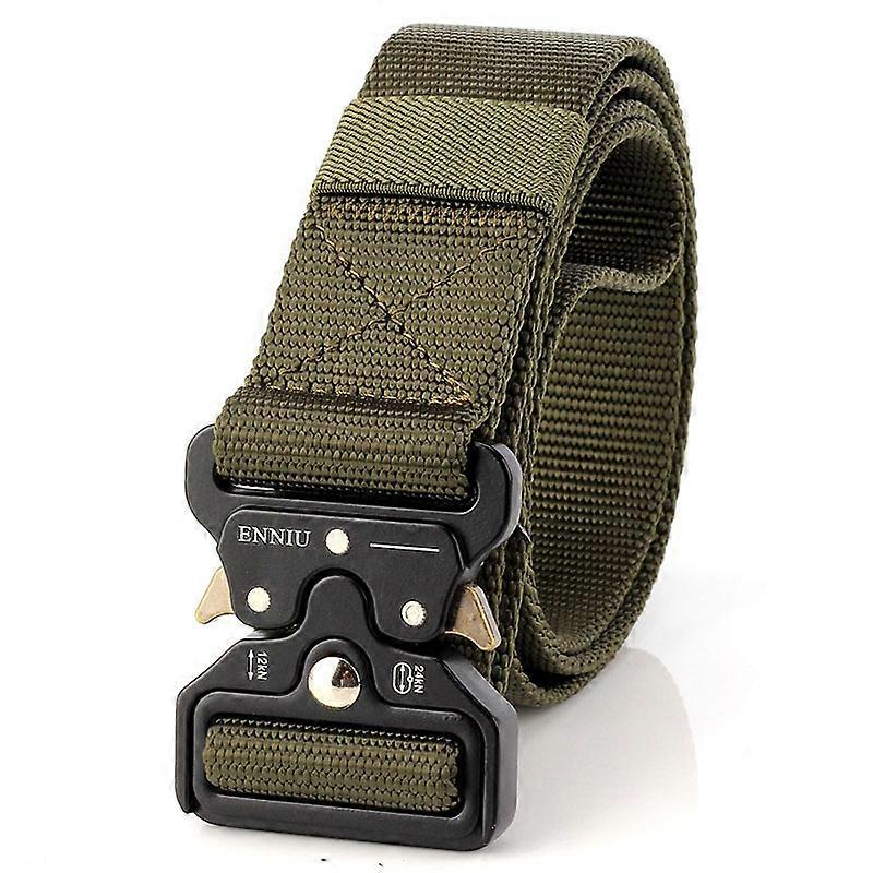 YKK 3,8 cm bred orm spänne utomhus casual nylonbälte