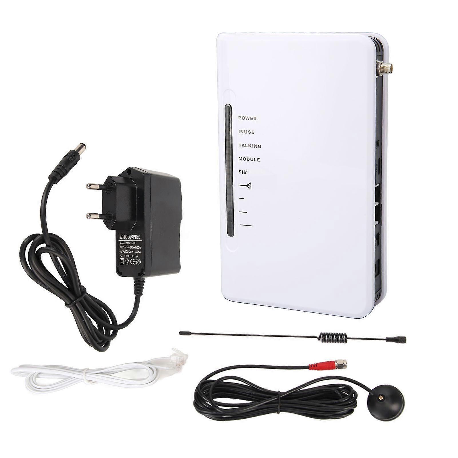 Fixed Wireless Terminal Quad Band 4G GSM Supported Antipodal Signal GSM Desktop Caller for Office Store 100240V