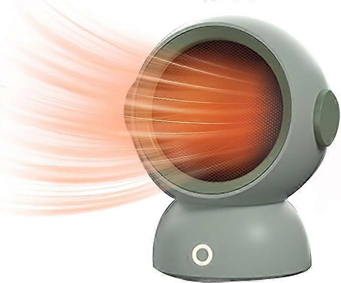 Mini Fan Heater, PTC Ceramic Electric Space Heater, 1200W Portable Heater with 2 Heating Setting, Overheat Protection, Small Desktop Heater for Home B