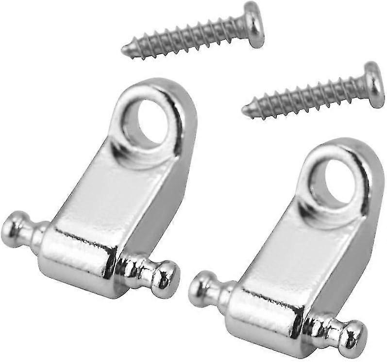 E-Gitarre Scooter Retainer, Roller String Tree Retainer für E-Gitarre Bass Packung mit 2Silber