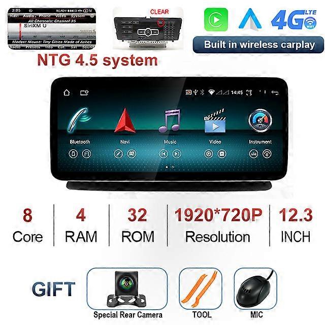 Android 12 System Car Multimedia Stereo Carplay GPS Navi Radio Player For Mercedes CLS Class W218 W212 E200 E230 E300 2011- 2018