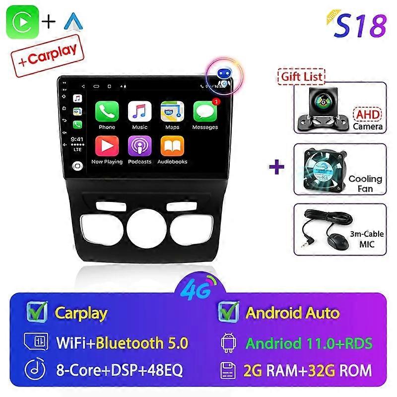 Android 11 Car Radio Multimedia Video Player 2Din for Citroen C4 B7 2013-2016 Navigation Stereo Speakers Carplay Audio Head Unit
