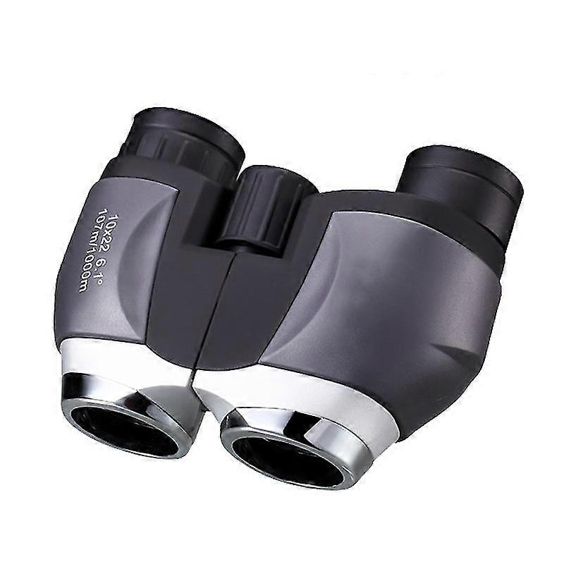 YYH-10 X 22 Compact Binoculars for Adults Children, Mini Binoculars for Bird WatchingGrey