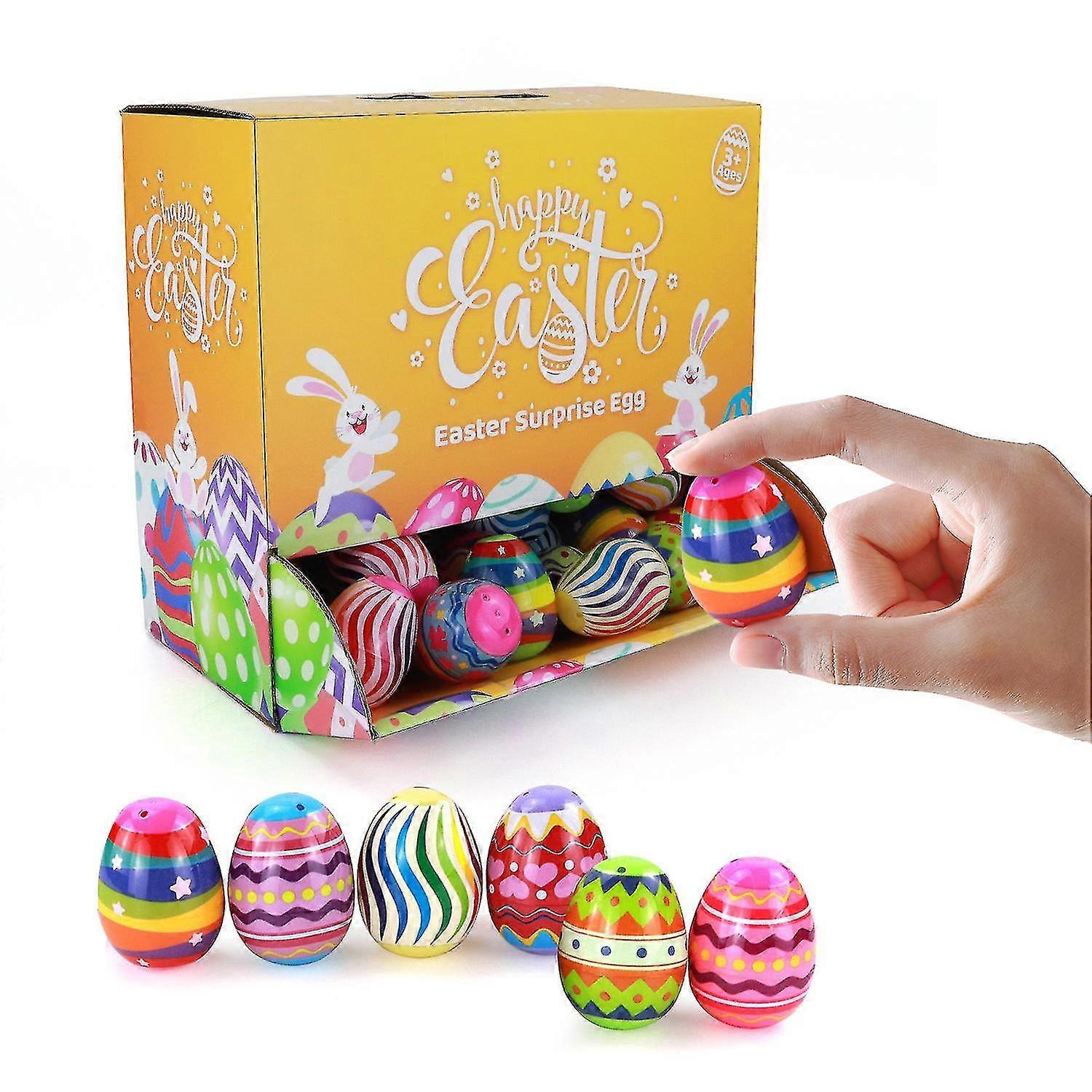 2022 Easter Eggs Fillable Plastic Easter Diy Surprise Eggs Holiday Party Supplies
