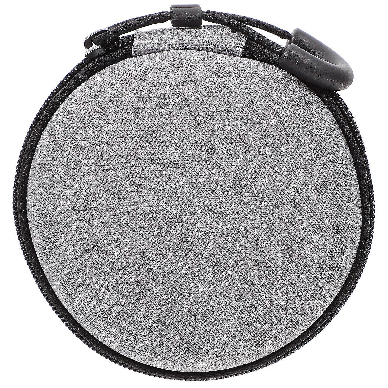 1 Pc Large Capacity Earbud Case Portable Earphone Carrying Case (Silver)