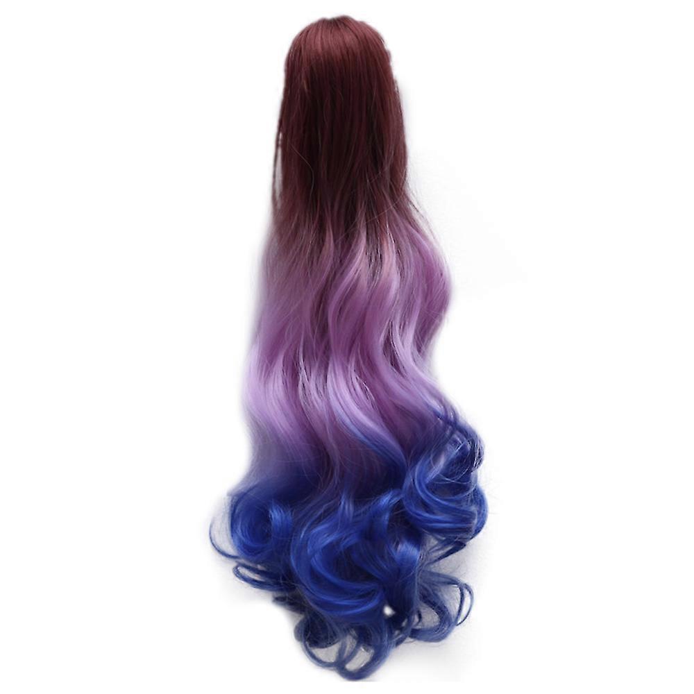Gradient Ramp Claw Clip Horsetail Wig