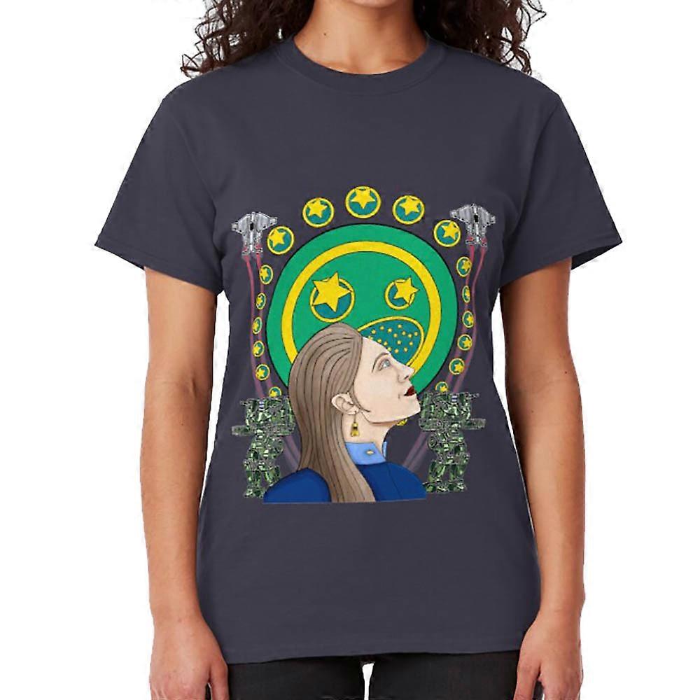 Battletech - Tričko s tmavým námorníckym pozadím Magistracy Armed Forces