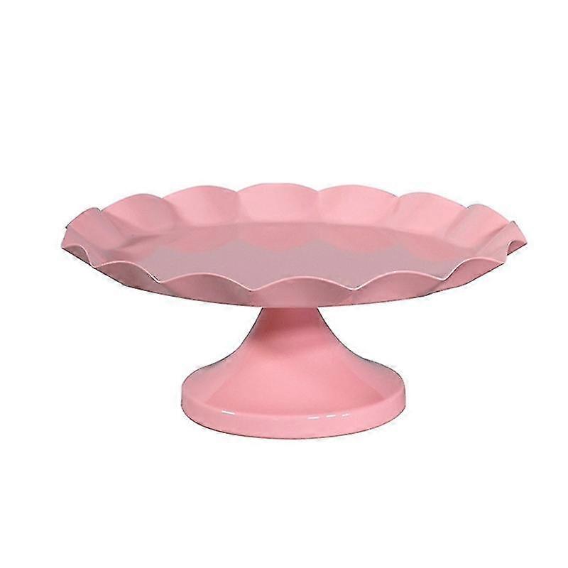 Romantic Pink Cake Tray Wedding Props Iron Cake Rack Snack Tray B