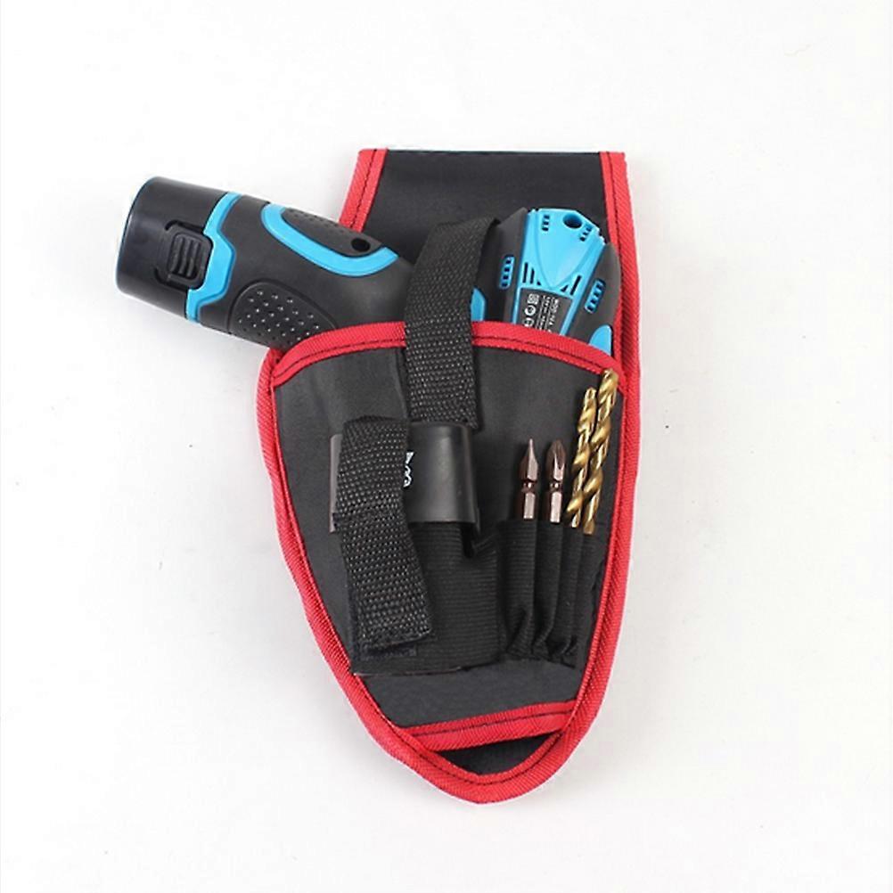 1PC Portable Drill Waist Tool Tool Bags Belt Bag Waist Bag Cordless Drill Holder Drill Cordless Screwdriver Waist Power Tool Bag