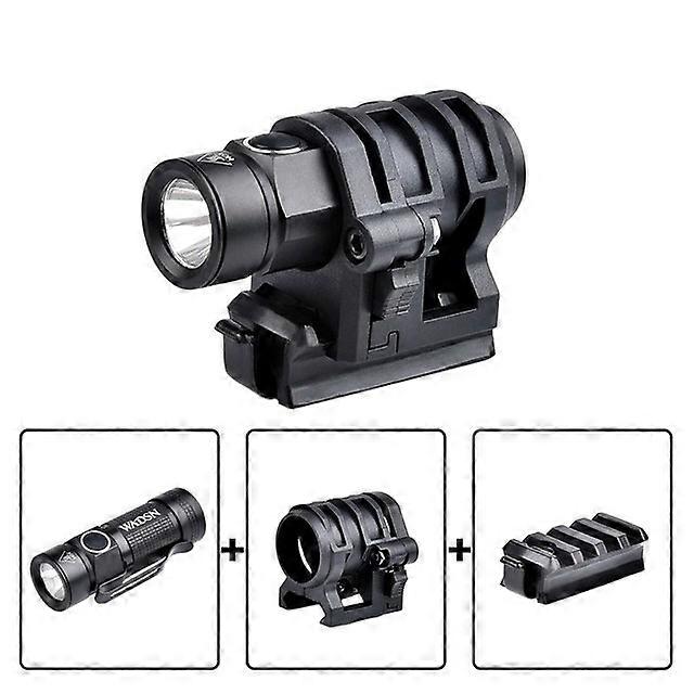 Hunting  Weapon Tactical Helmet Light LED Strobe Telescopic Mini  Airsoft Flashlight Military Helmet Scout Light