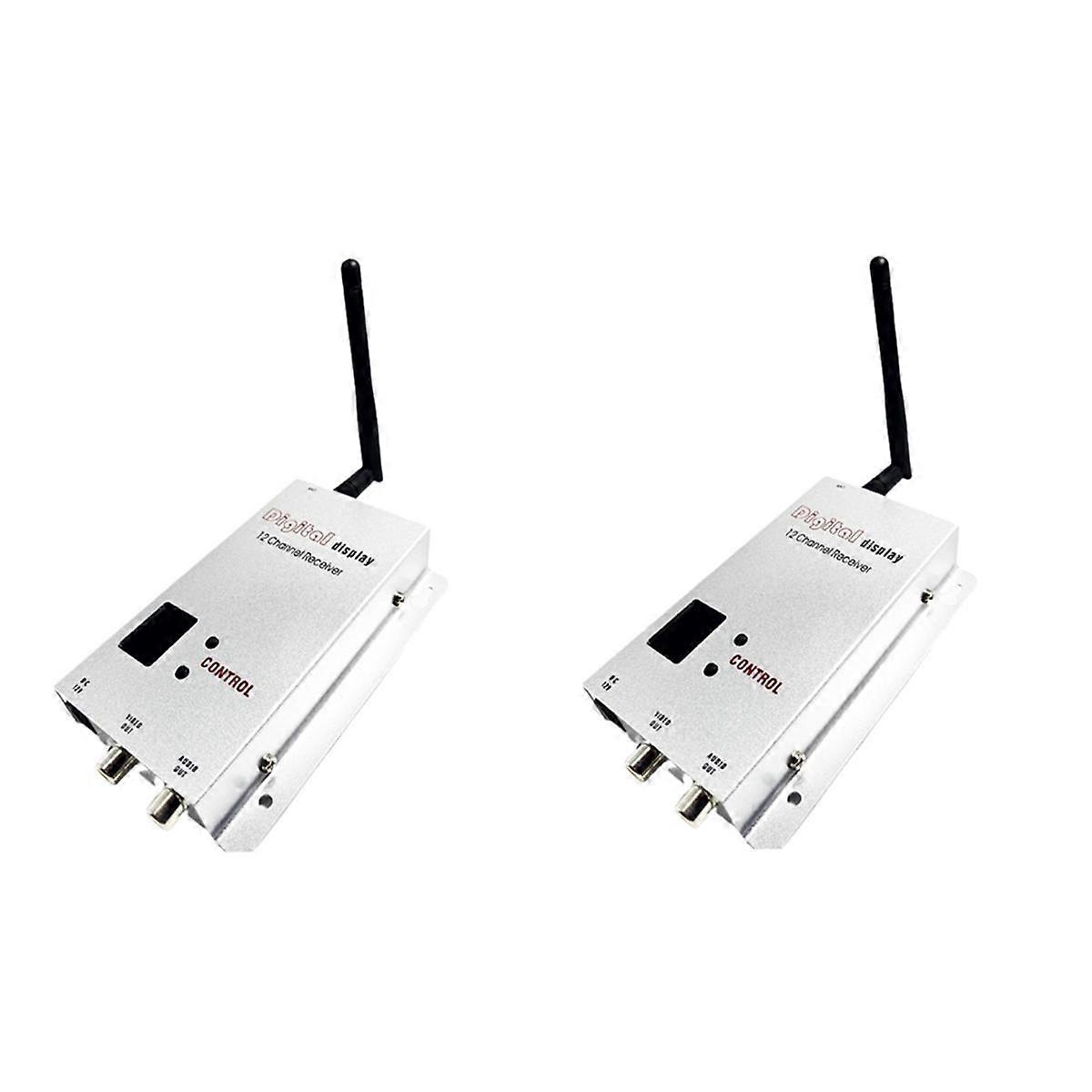 FPV 1.2Ghz 1.2G 8CH 1500Mw Wireless AV Sender TV Audio Video Transmitter Receiver Combo for QAV250 250 FPV RC