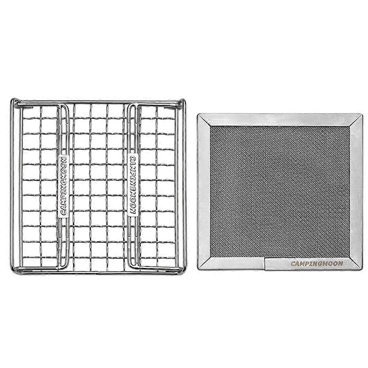 Camping Filet De Cuisson Pliable Fournaise Grill Rack Portable StoveTop Grill Net Toast Support De Cuisson L