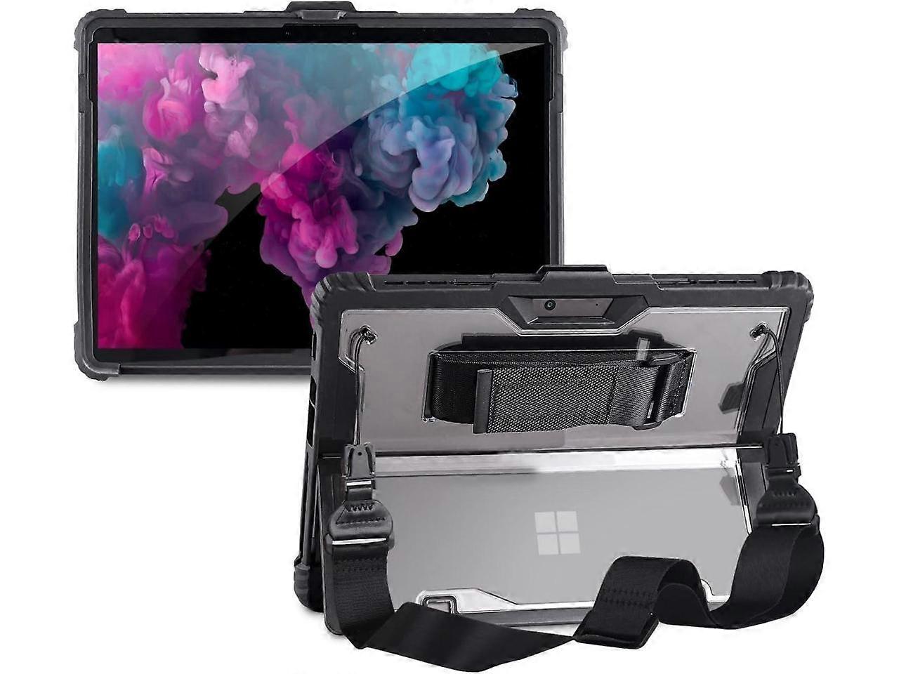 Shockproof Protective Case for Microsoft Surface Pro 8 13 inch 2021 with Stand, Hand/ Shoulder Strap Strap, Pen Holder