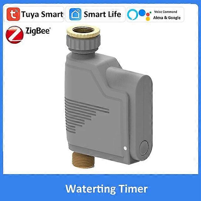 Water Timers Alexa Google Tuya ZigBee Hose Faucet Watering Timer Controller Sprinkler Smart Garden Irrigation System Soil Moisture Detector