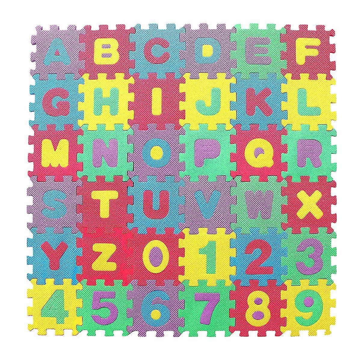 36 κομμάτια Αφρός παζλ Αφρός αριθμός παζλ Αφρώδες γράμμα Mat Abc Puzzle Mat Puzzle Mat Puzzle Puzzle Χαλάκι άσκησης