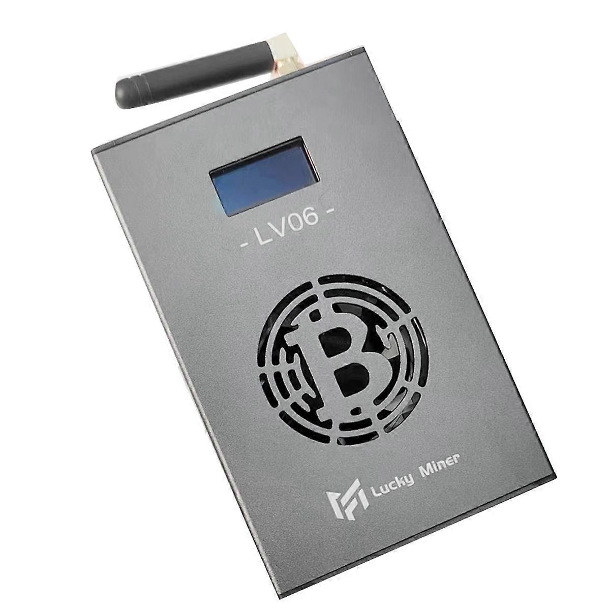 Mineria Criptomonedas Máquina De Minería Bitcoin Lucky Miner LV06 -  Hashrate 500GH/s, Chip BM1366, Fuente Incluida, Minado SOLO, Para Casa  Miner Bitcoin Lucky Miner LV06