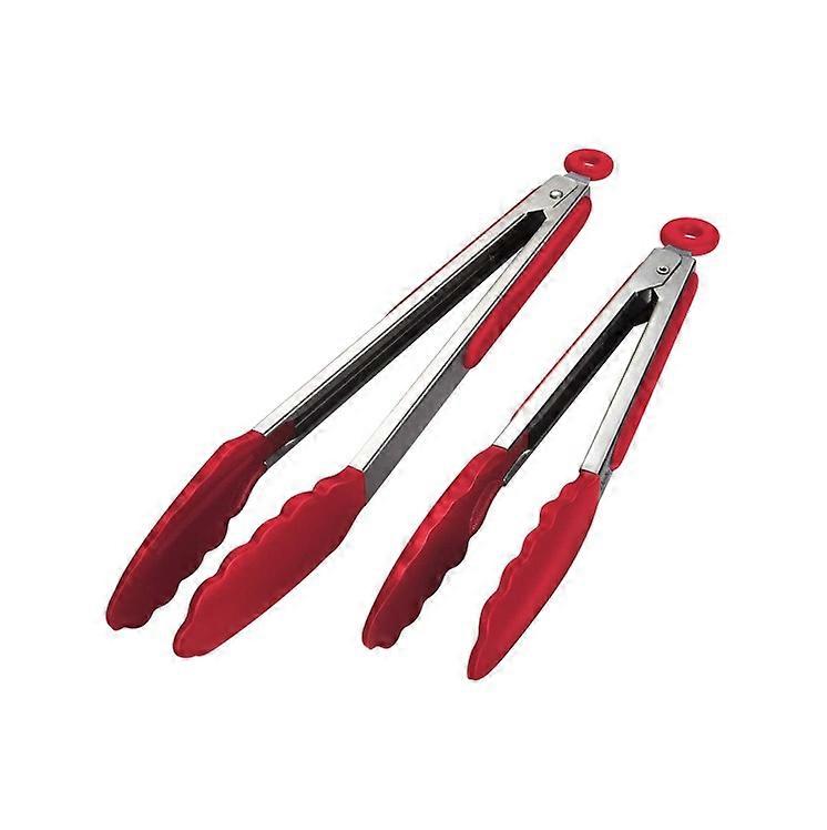 Kitchen Tongs (Set of 2/Red)