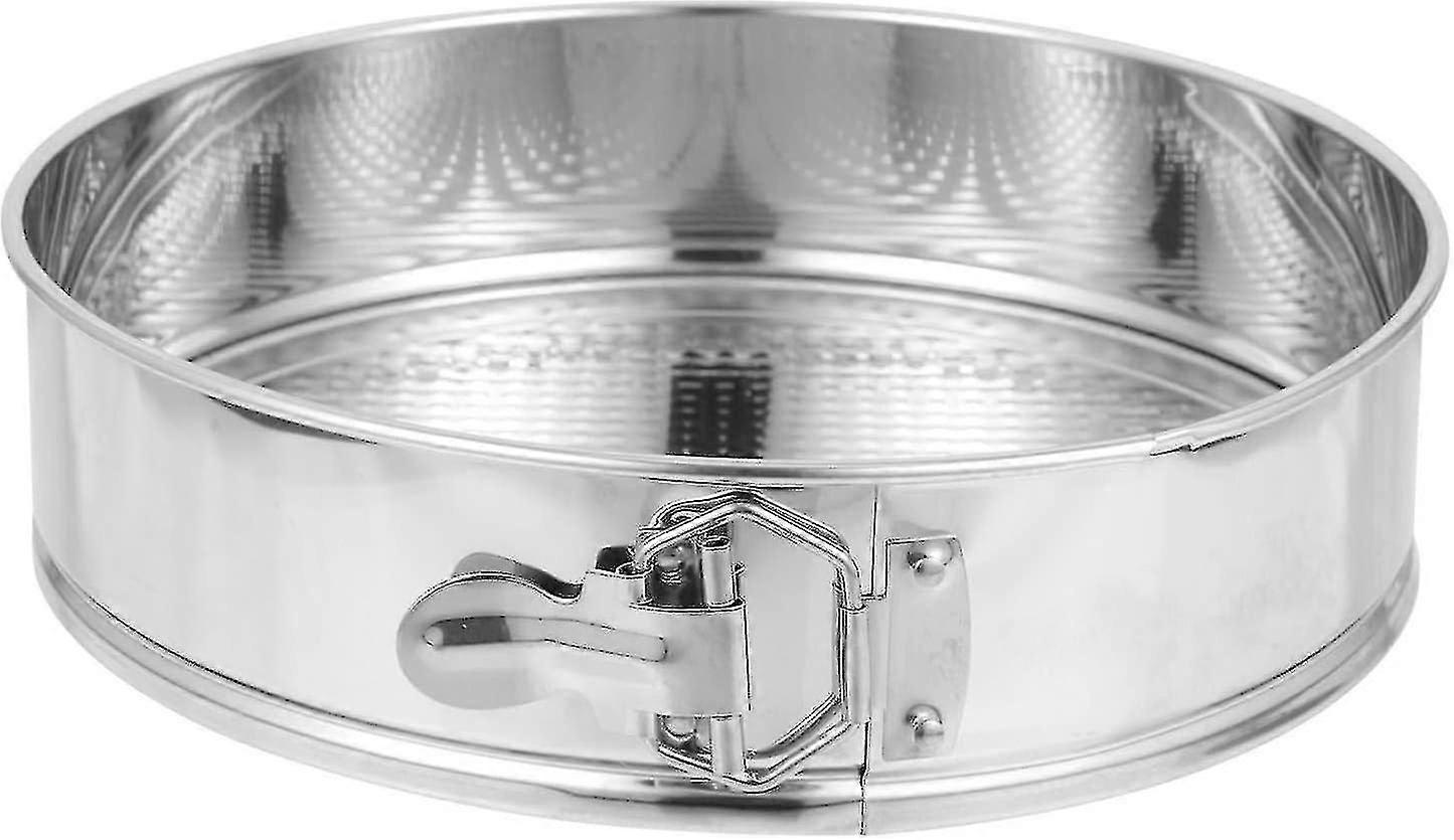 10 polegadas de aço inoxidável Springform Cake Pan com fundo removível-esplêndido
