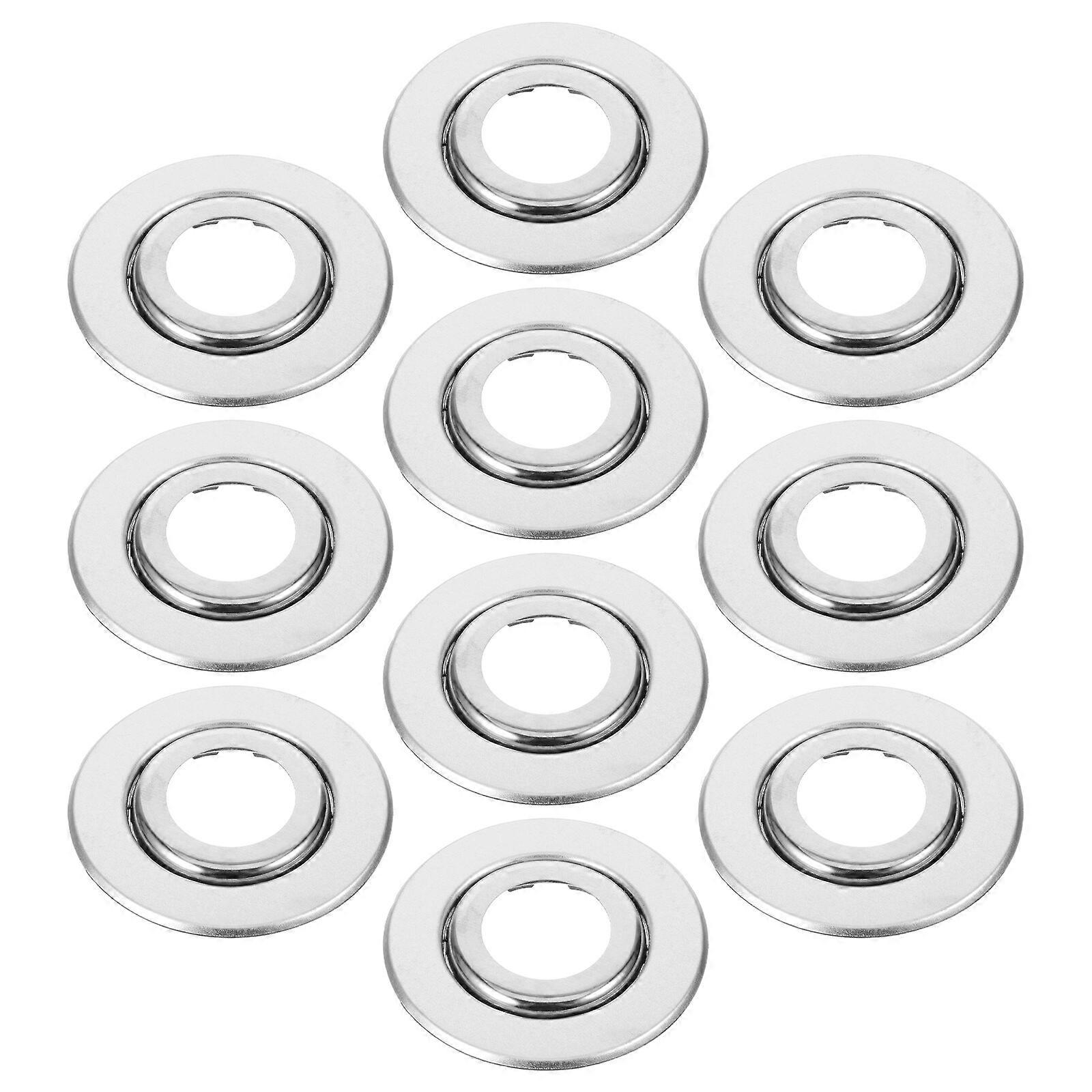 10pcs Fire Sprinkler Cover Plate 3/4 polegadas Sprinkler Escutcheon Tampa de substituição