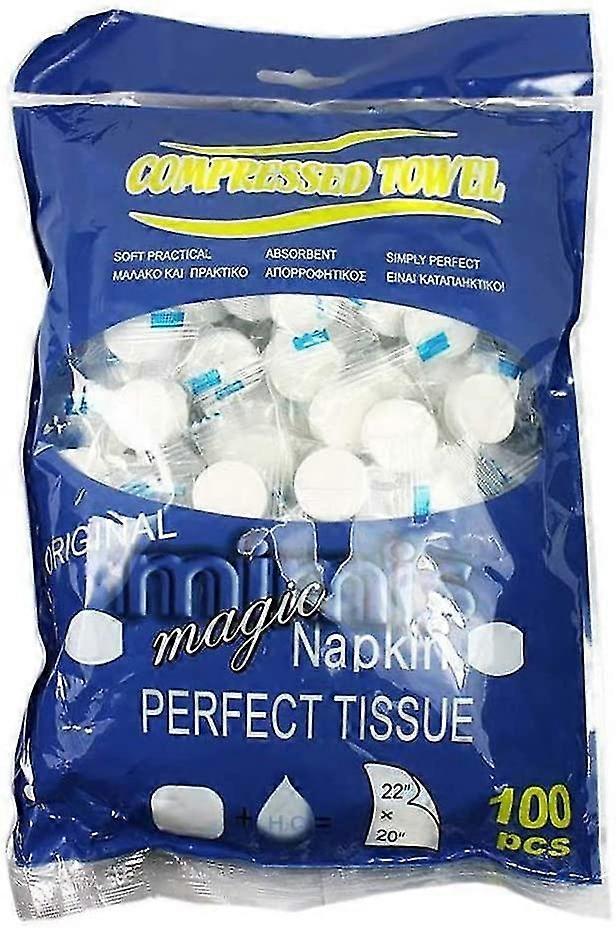 Serviettes compressées Lingettes humides Papier Visage Serviettes Tablettes Serviettes jetables Mini serviette portable Magic
