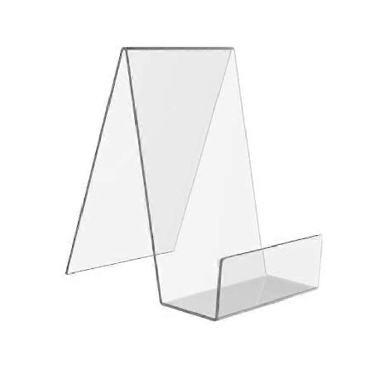 2 PCS Acrylic Display Stand Transparent Book Shelf 100 x 115 x 145mm