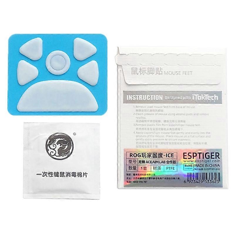 for ROG Harpe Ace X AimLab Mouse Feet Sticker Mouse Skates Glides Curve Edge