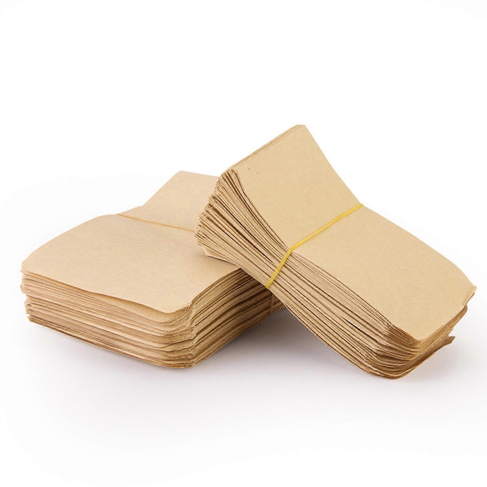 100 Pack Kraft Paper Seed Envelopes for Flowers and Wildflowers - Small, Medium and Large Sizes Available