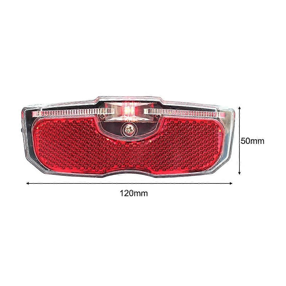 MTB Bike Luggage Rack Light Waterproof Bicycle Rear Seat Reflective Taillight Battery Powered Safety Warning Reflector