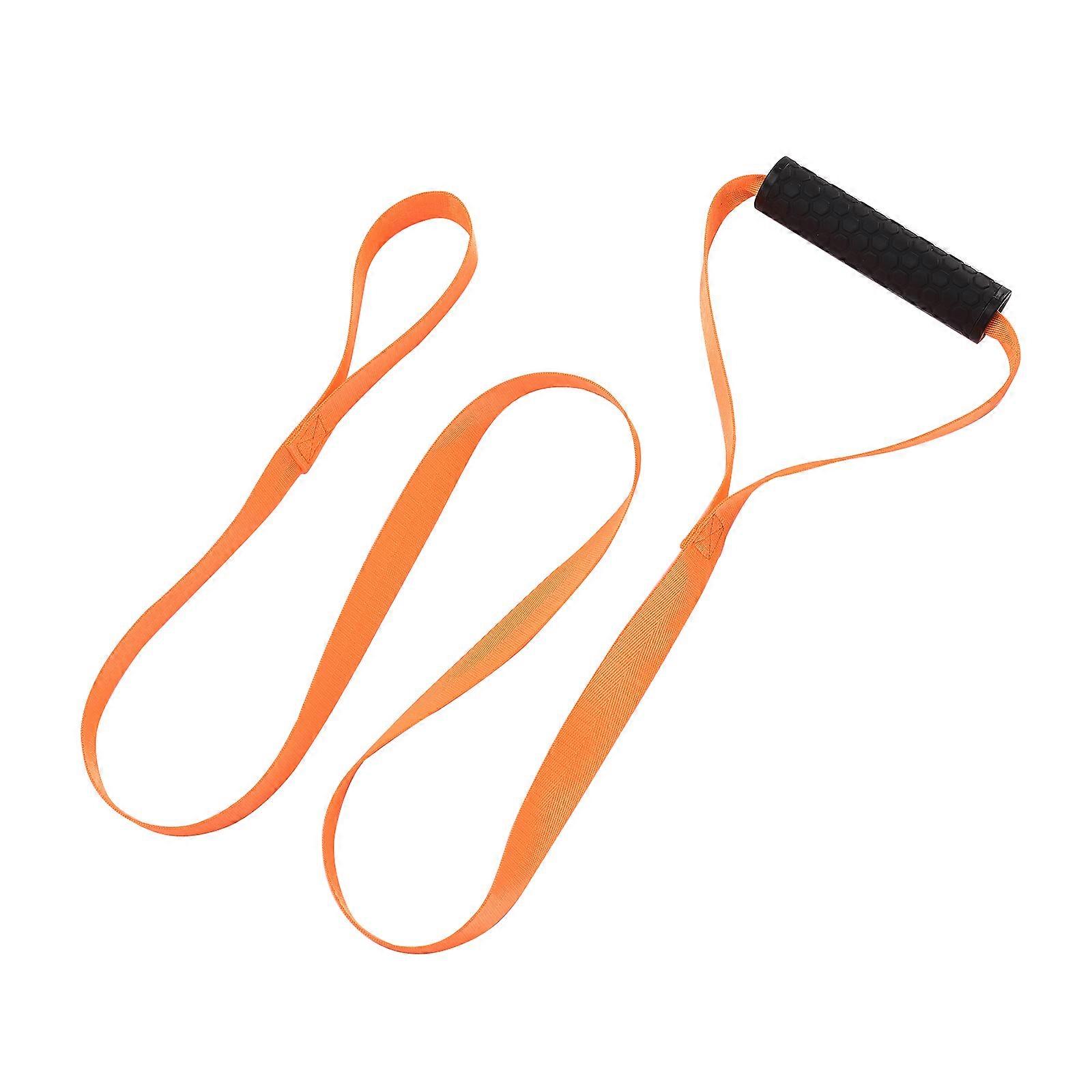 快適なグリップハンドルを備えたポータブル鹿狩りアクセサリー男性用オレンジアニマルドラッグロープ