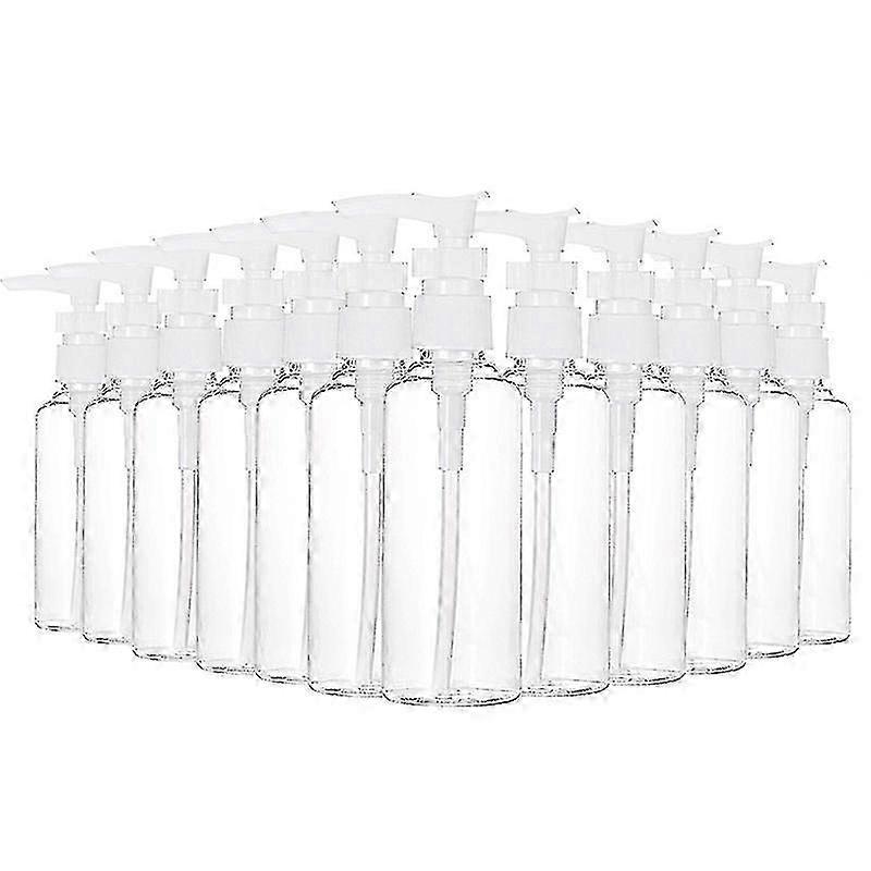 12 Pack 3.4oz / 100ml Przezroczyste butelki podróżne Pompa Bottle Lotion Dozownik butelki na wodę, Massa