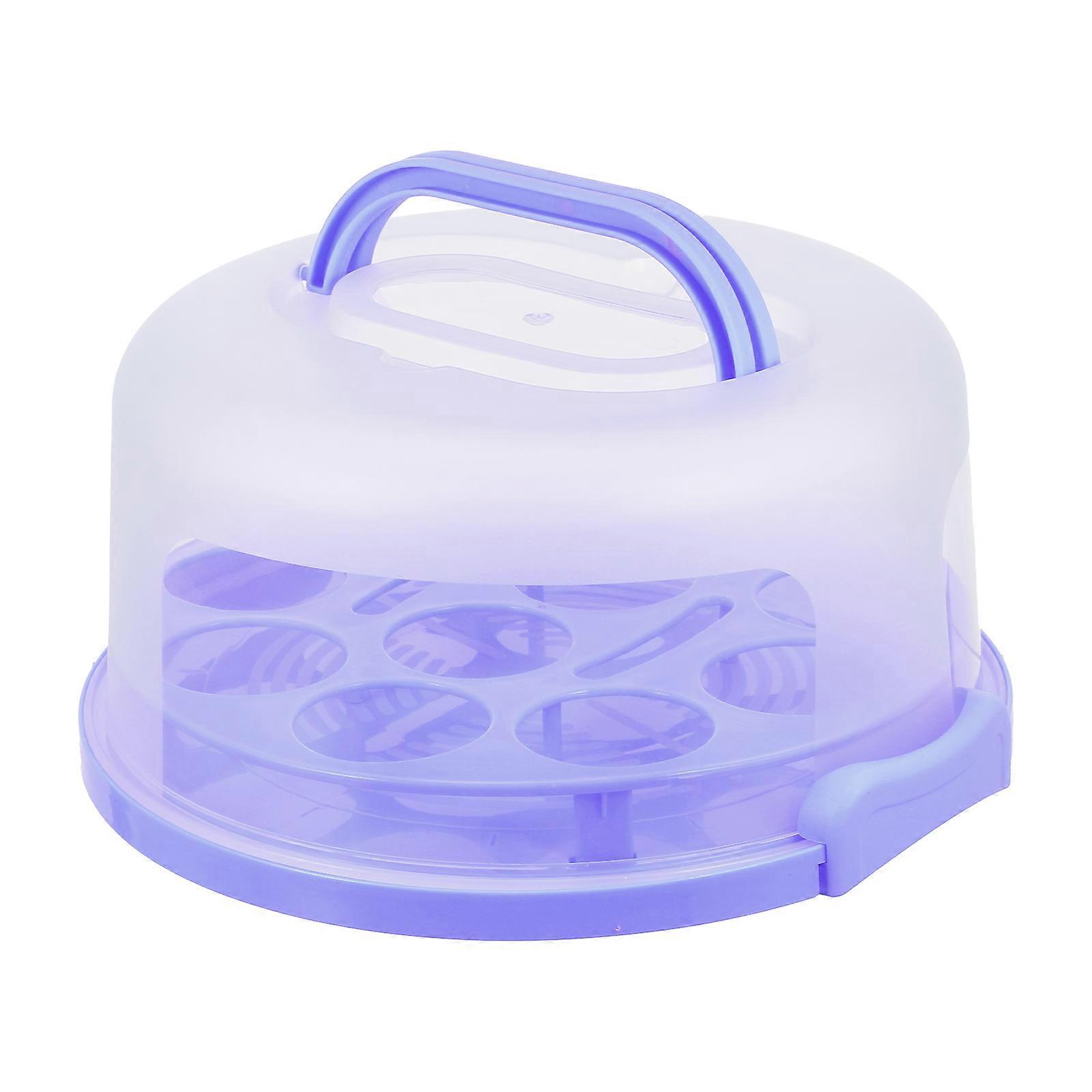 1PC Handle Portable Cake Box Reusable Packaging Baking Food Storage Case