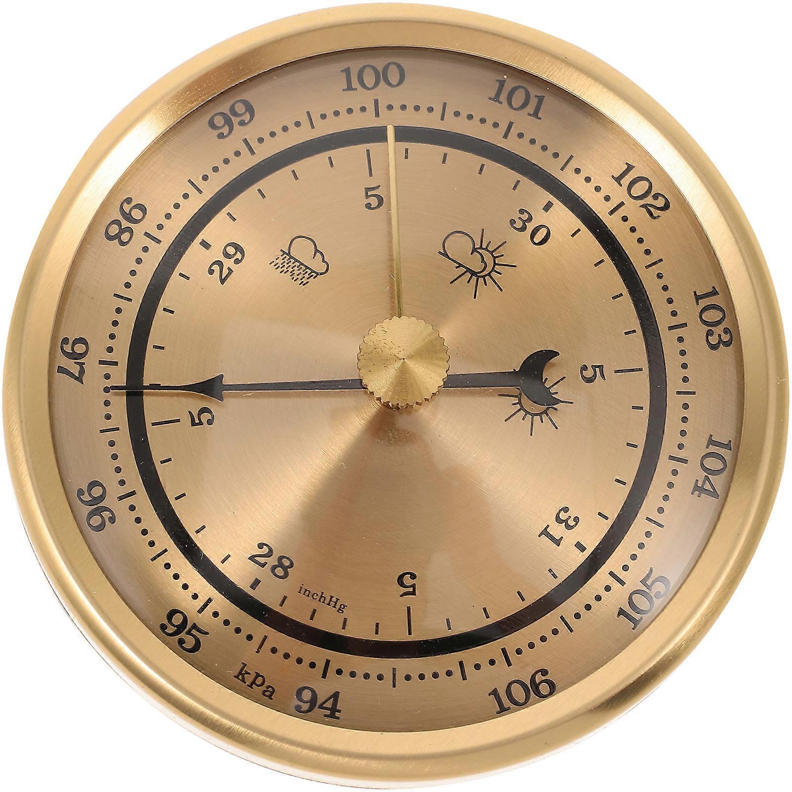 Portable Barometer Household Barometer Dial Design Barometer Multi-use Barometer