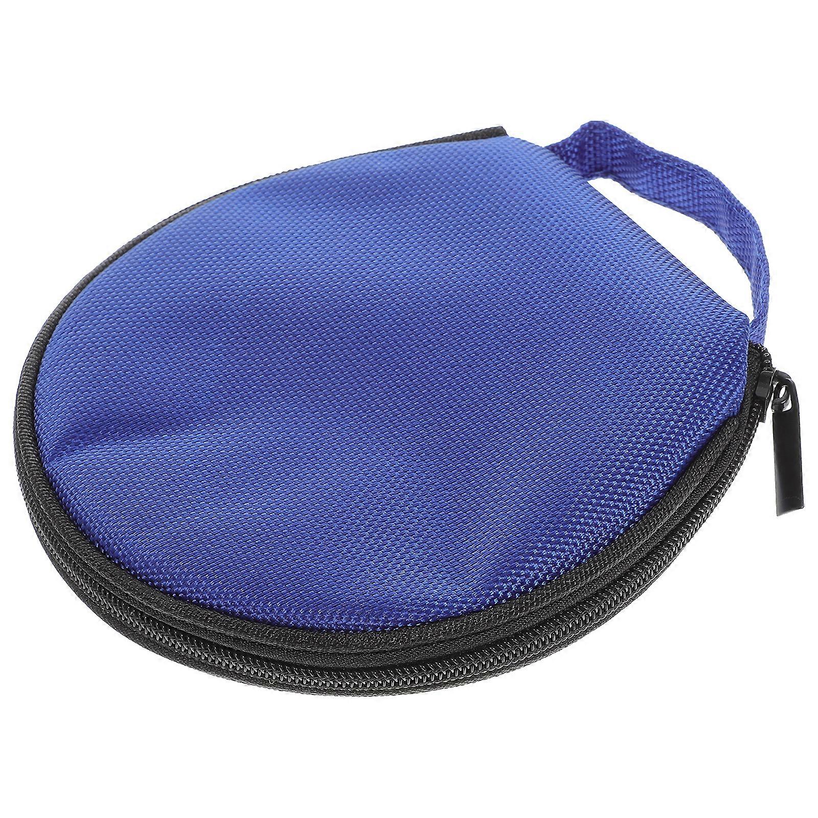 Portable Storage Box Round Wallet Case Disc Storage Movie Organizer Dvds Disc Wallet Bag