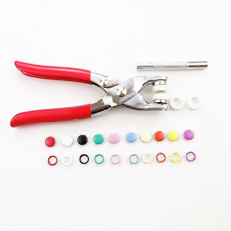 Five-claw Buckle Hand Pressure Pliers Baby Clothes Metal Hidden Buckle Solid Hollow