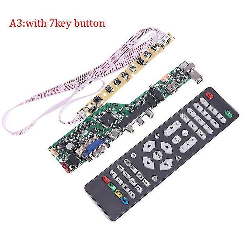 T.v53.03 Universal Lcd Tv Controller Driver Board V53 Analog Tv Carte mère