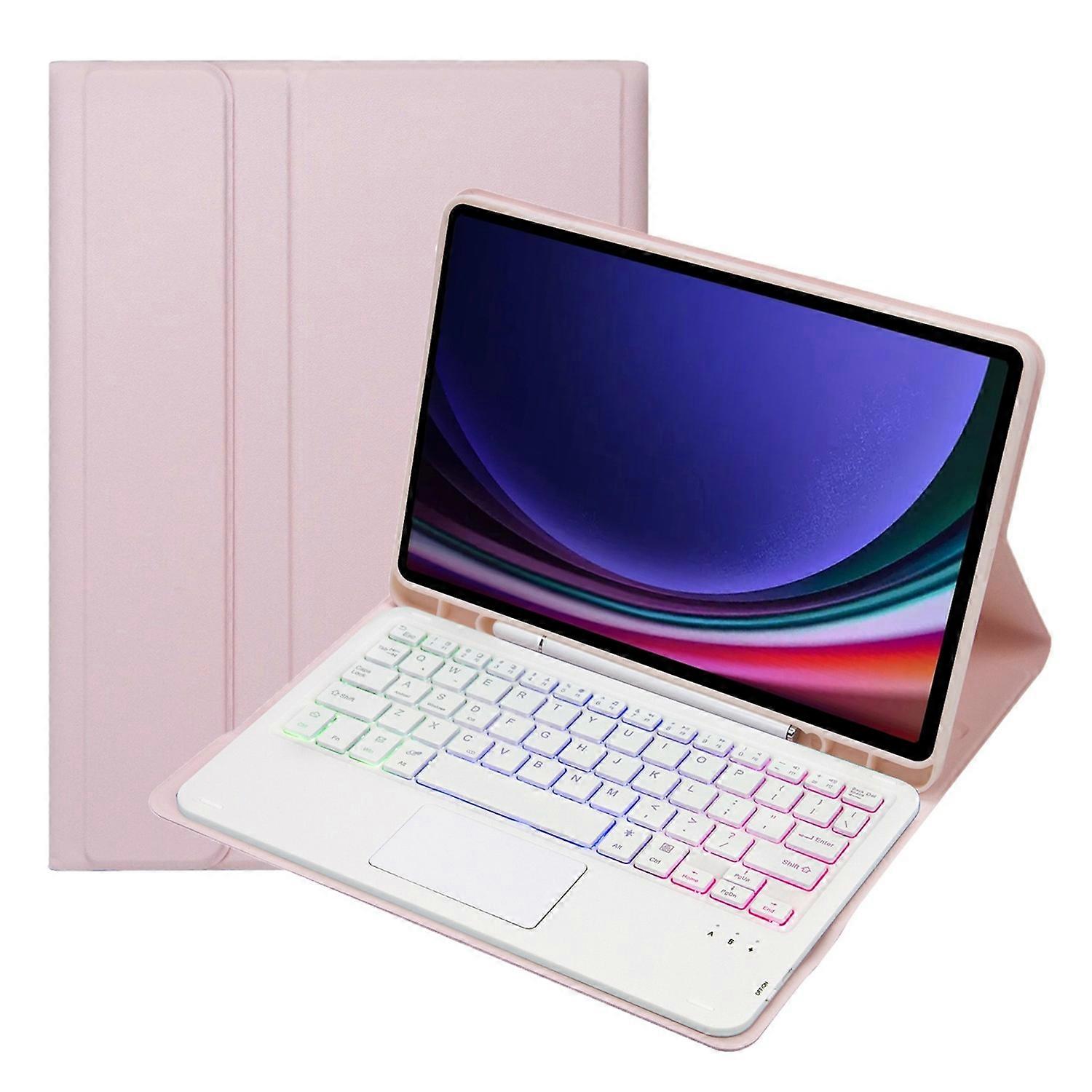 Bluetooth Keyboard Leather Case For Samsung Galaxy Tab S9 FE