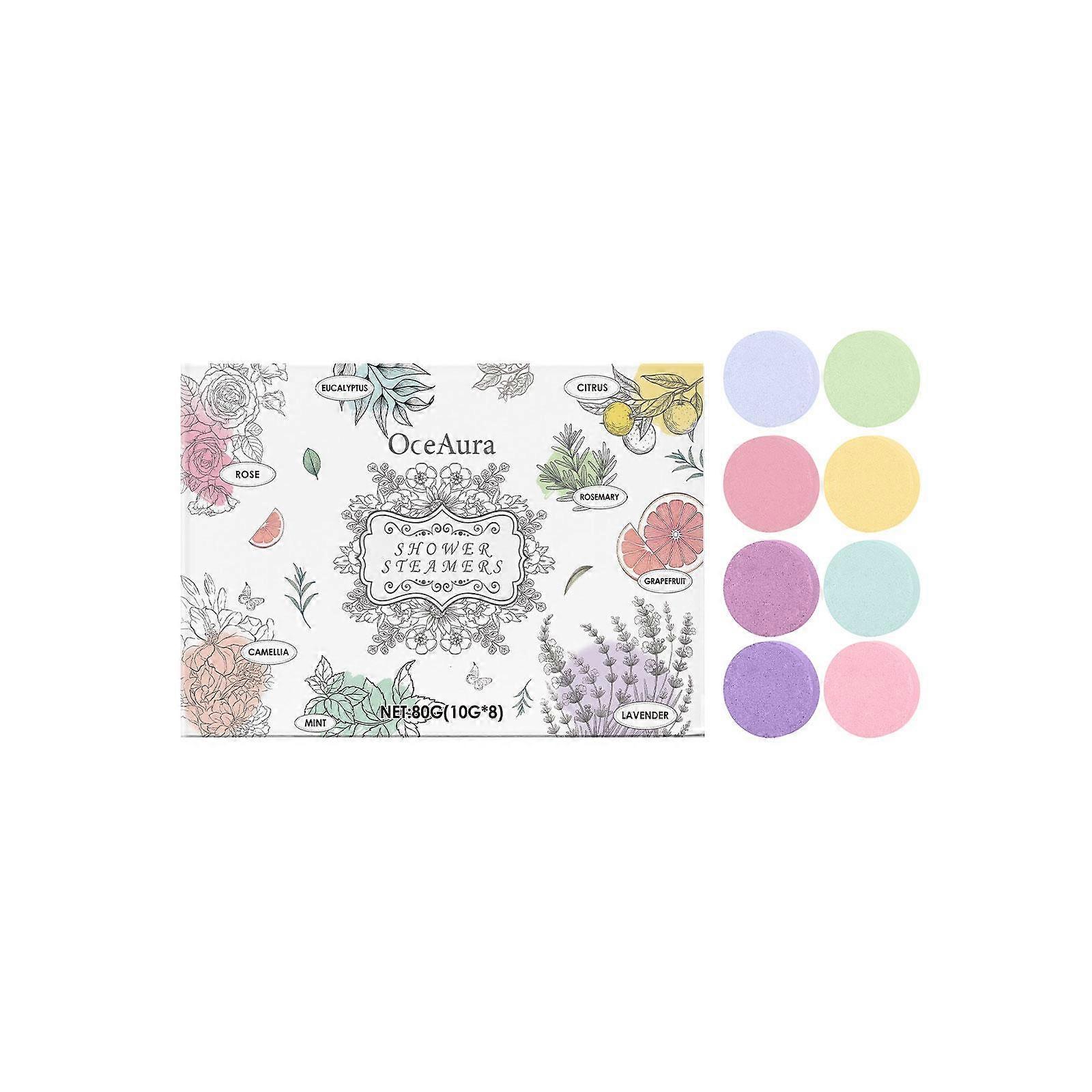 Bath Aromatherapy Tablets - Refreshing Body Cleansing with Soothing Scents for Relaxing Baths