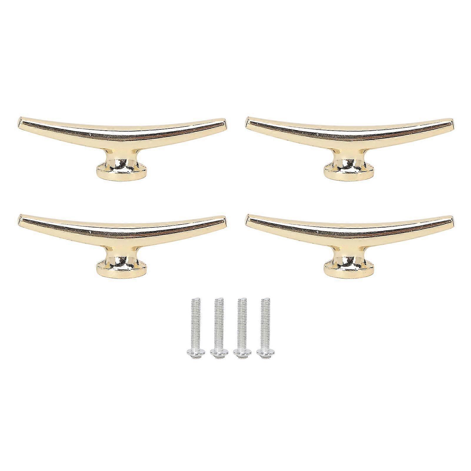 Gold Modern Minimalist Lightweight Zinc Alloy Drawer Pull Bar - Set of 4