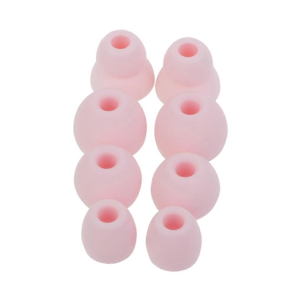 unbrand 4Pair Silicone Earbuds Ear Tips In-Ear Earphone Soft Cover for Powerbeats Pro Pink