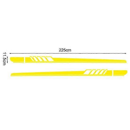 1 Pair Car Waterproof Side Sticker Exquisite DIY Side Car Both Stripes Sticker