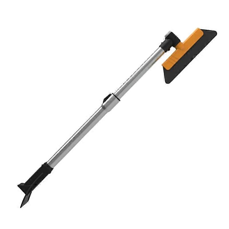 Extendable Snow Shovel Ice Scraper Multifunctional Snow Removal Brush Scratch Windshield Snow Broom for Car RV SUV