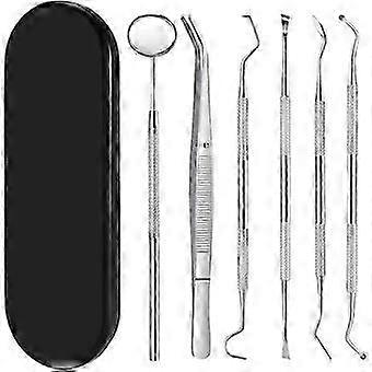 Tooth cleaning set, 6-piece dental care set